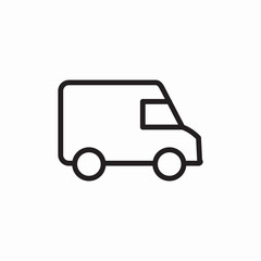 truck lorry icon sign vector