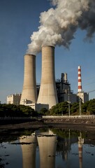Coal-fired power plant, Ikeshima.