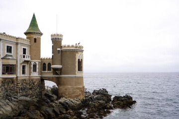 Wulff Castle in the city Vina del Mar, Valparaiso, Chile