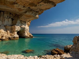 Coastal scene from Torre dell’Orso, Italy.