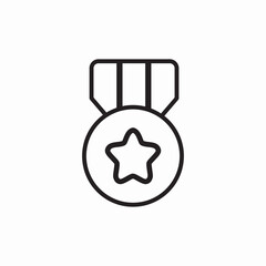 award medal icon sign vector