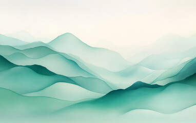  Green fashion art background
