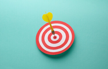 Target with darts. Business concept