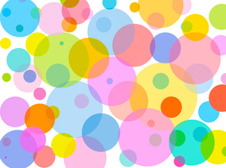 background with colorful circles