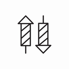 fireworks holiday icon sign vector