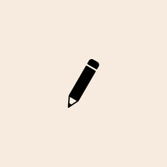 pencil icon in trendy flat style, pencil vector design