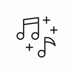 music song icon sign vector