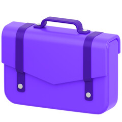 3D icon of a briefcase	