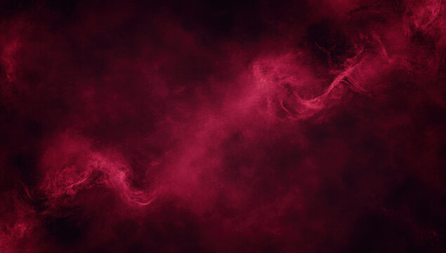Black dark purple red burgundy wine magenta maroon plum watercolor water. Abstract art colorful background. Chaos daub stain grunge dirty smoke fog.Fantasy dramatic storm night sky with clouds.Design.