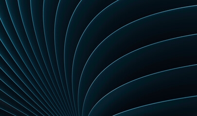Naklejka premium Wave-like Abstract Art: Minimalist and Elegant