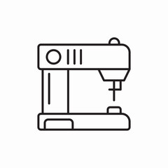 sewing machine icon sign vector