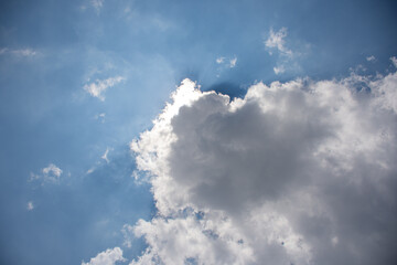 blue sky with clouds