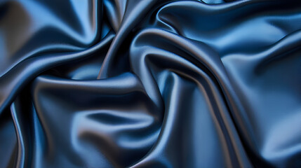 Obraz premium Black silk abstract background luxury cloth or liquid wave or wavy folds