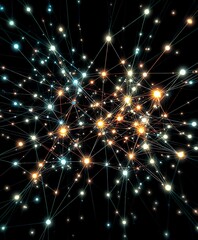 Quantum Superposition Matrix - Cybernetic Geometric Data Visualization