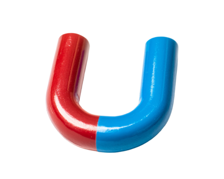 a blue and red pipe