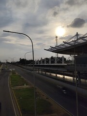 bridge over the river