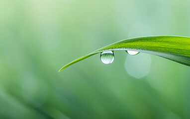 Fresh water drop theme business background