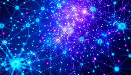 Cosmic Galaxy Abstract Pattern - Cybernetic Surrealism Style