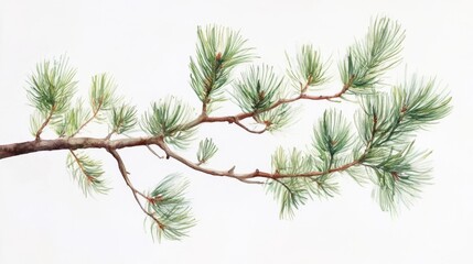 Pine tree branch