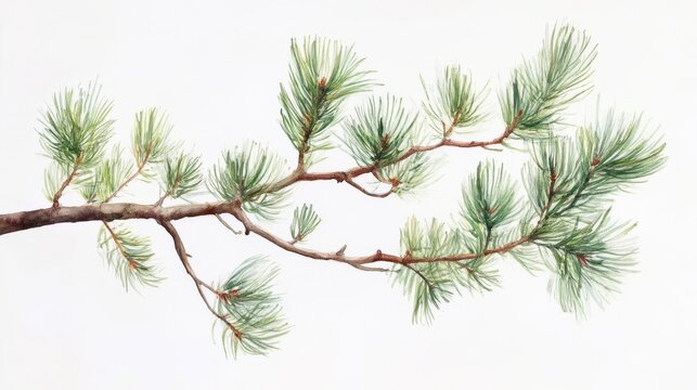 Pine tree branch
