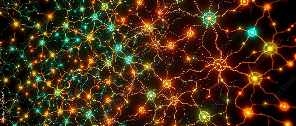 Poster bio-luminescent neural network
