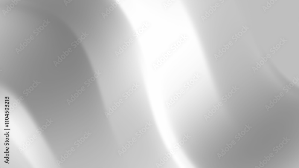 Poster abstract grayscale image with soft, flowing light and shadow patterns.