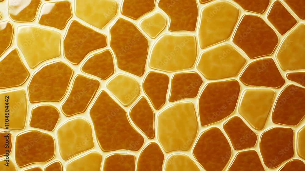 Poster capturing the intricate grayish-brown patterns of an onyx slab in close-up detail to enhance its nat
