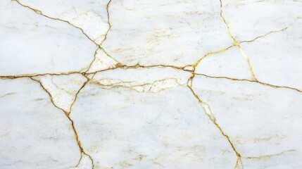 Fototapeta premium Elegant white marble, adorned with golden veins, forms a sophisticated backdrop for modern living spaces and luxurious interior designs.