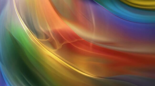 Colorful abstract patterns swirl in vibrant motion creating mesmerizing visual effects