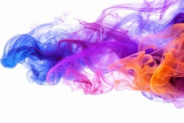 Abstractcolorful smoke on white background with various natural clouds and smoke Beautiful cloudy smoke on an isolated background. soft mystery horror design, spooky background texture 