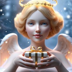 A beautiful depiction of Christkind,300 DPI