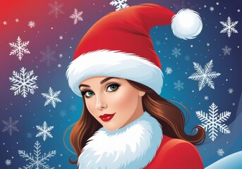 Festive Santa Beauty