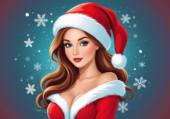 Festive Santa Beauty