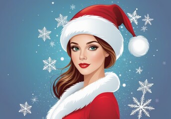 Festive Santa Beauty