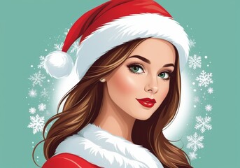 Festive Santa Beauty