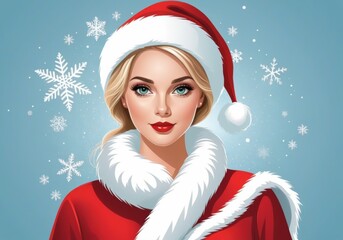 Festive Santa Beauty