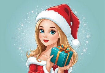 Festive Santa Beauty