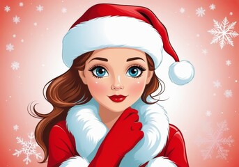 Festive Santa Beauty