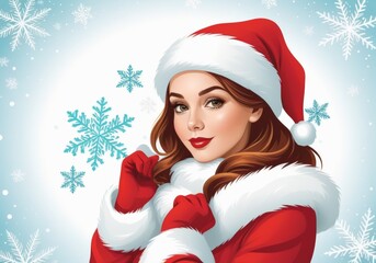Festive Santa Beauty