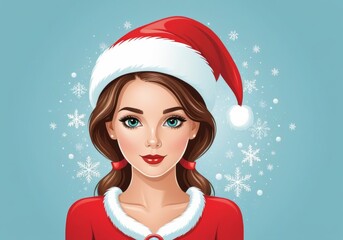 Festive Santa Beauty