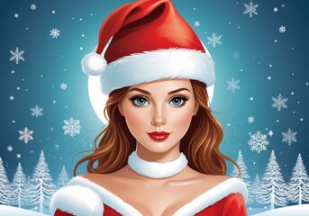 Festive Santa Beauty