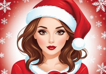 Festive Santa Beauty