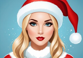 Festive Santa Beauty