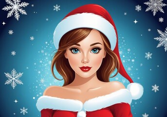 Festive Santa Beauty