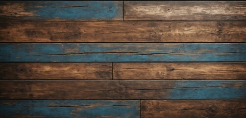 Fototapeta premium Wood Surface with Faded Patches