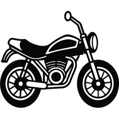 Fototapeta premium bike outline, coloring page, silhouette vector 
