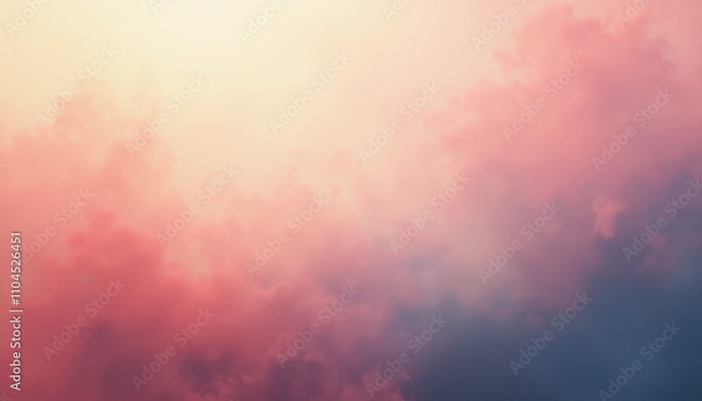 Poster dusty grain patterns soften the edges of a gradient, producing a serene digital canvas.