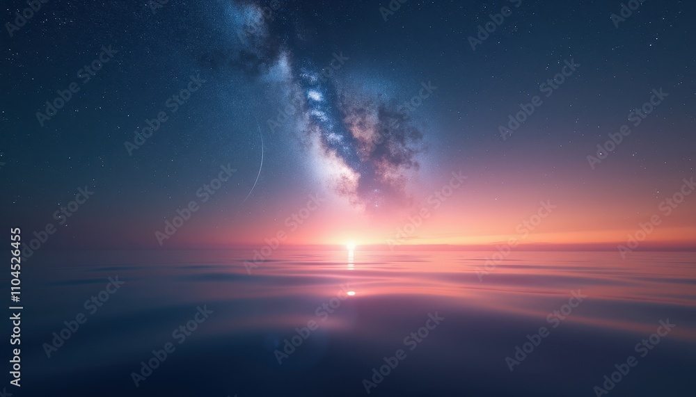 Poster the distant light of stars inspires an abstract gradient laced with delicate noise.