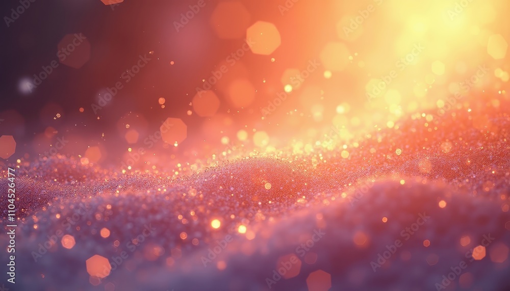 Aufkleber a glimpse of fantasy reveals itself in a gradient touched with sparkling grain.