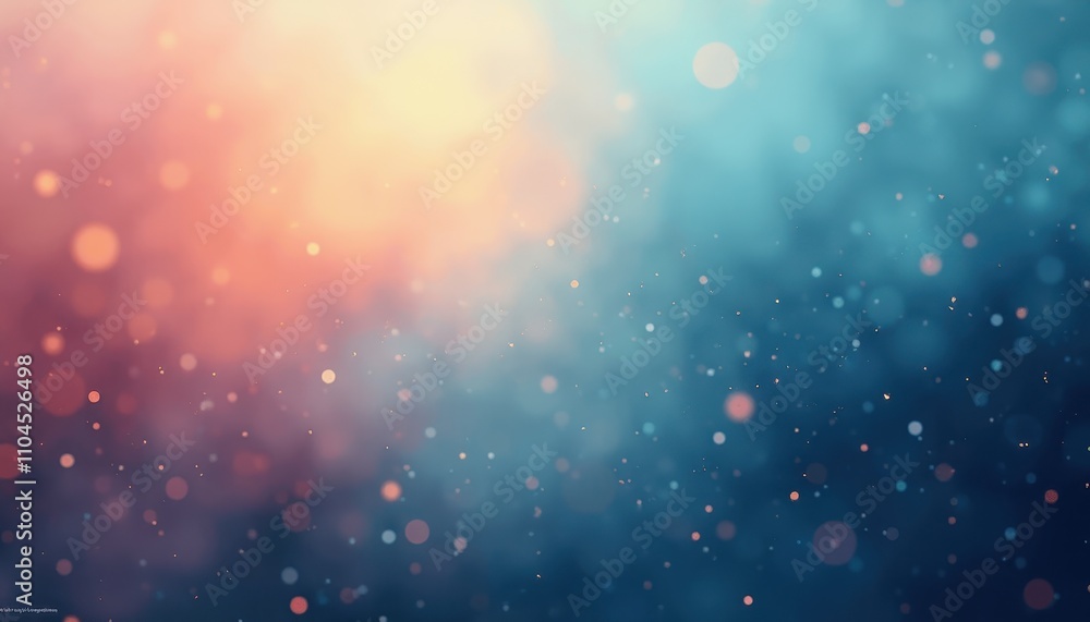 Aufkleber subtle specks of grain enhance an abstract gradient, creating a surreal backdrop.